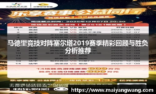 马德里竞技对阵塞尔塔2019赛季精彩回顾与胜负分析推荐